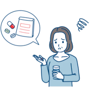 薬を飲むのが苦手・忘れるイメージ